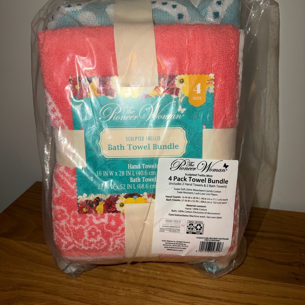The Pioneer Woman Scul Trellis Bath Towel Bundle